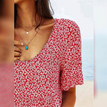 Load image into Gallery viewer, Women's Casual Floral Dress
