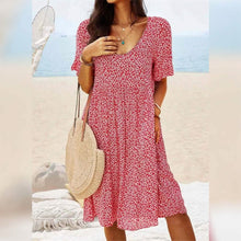 Load image into Gallery viewer, Women's Casual Floral Dress
