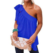 Load image into Gallery viewer, Women's Casual Tie One Shoulder Top
