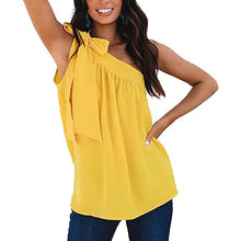 Load image into Gallery viewer, Women's Casual Tie One Shoulder Top
