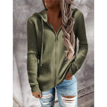 Load image into Gallery viewer, Women's Casual Zip Hoodied Jacket
