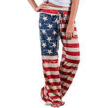 Load image into Gallery viewer, Women's Comfy Stretch Drawstring Palazzo Wide Leg Lounge Pant
