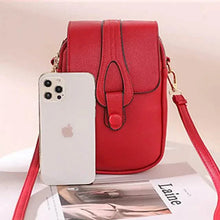 Load image into Gallery viewer, Women's Crossbody Leather Solid Color Plain Bag Wallet
