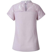 Load image into Gallery viewer, Women's Cute Lace Shirt Top T-Shirt
