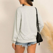 Load image into Gallery viewer, Women's Cute Long Sleeve Top Loose Crewneck Pullover Sweatshirt
