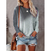 Load image into Gallery viewer, Women's Drawing T-Shirt Crew Neck Basic Top
