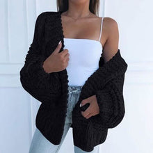 Load image into Gallery viewer, Women's Fashion Cable Knit Cardigan
