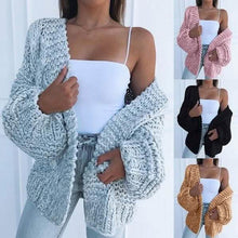 Load image into Gallery viewer, Women's Fashion Cable Knit Cardigan
