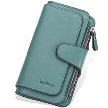 Load image into Gallery viewer, Women's Fashion Faux Leather Wallet with Card Slots &amp; ID Window
