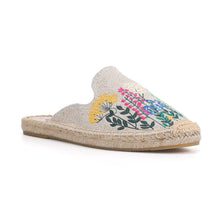 Load image into Gallery viewer, Womens Flip Flops Slippers Real Hemp Summer Rubber Floral Slides Woman Shoes Comfy House Shoes Indoor Outdoor Cozy Womens Slipper Hard Sole Orthopedic Hemp  Linen Slides Slippers
