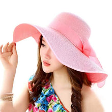 Load image into Gallery viewer, Women's Floppy Wide Brim Beach Hat
