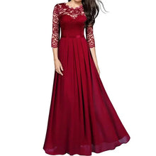Load image into Gallery viewer, Womens Formal Party Lace Long Maxi Dress
