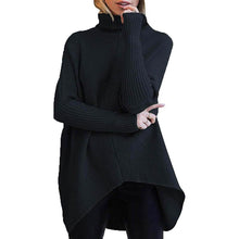 Load image into Gallery viewer, Women's High Neck Long Sweater
