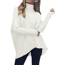 Load image into Gallery viewer, Women's High Neck Long Sweater
