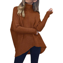 Load image into Gallery viewer, Women's High Neck Long Sweater
