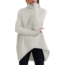 Load image into Gallery viewer, Women's High Neck Long Sweater

