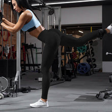 Load image into Gallery viewer, Women's High Waist Workout Leggings Tummy Control Compression with 25" Inseam No Front Seam

