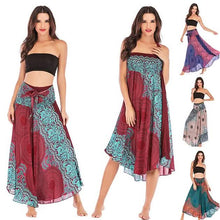 Load image into Gallery viewer, Women's High Waist Yoga Skirt Gypsy Dress
