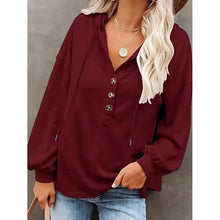 Load image into Gallery viewer, Women's Hoodie Sweatshirt Solid Color
