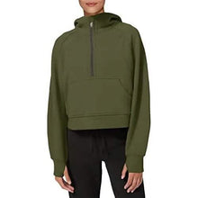 Load image into Gallery viewer, Women's Hoodies Fleece Lined Collar Pullover
