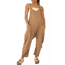 Load image into Gallery viewer, Women's Jumpsuit Maternity Solid Color V Neck Regular Fit Sleeveless
