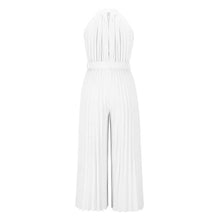 Load image into Gallery viewer, Women's Lace-Up Halter Casual Wide-Leg Jumpsuit
