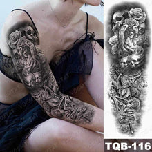 Load image into Gallery viewer, Womens Large Tattoo Eye Lion Waterproof Temporary Sticker Realistic Big Luxury Tattoo Modern Design
