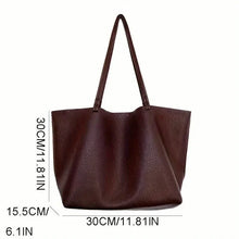 Load image into Gallery viewer, Women's Large Totes PU Leather Shoulder Bag Soft Purse Hobo Handbag Casual Top Handle Bag For Travel Work
