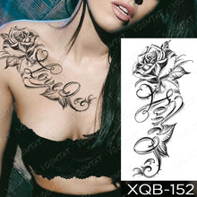 Load image into Gallery viewer, Womens Large Waterproof Temporary Sticker Tattoo Tiger Fox Luxury Design From Wonderland
