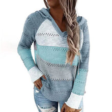 Load image into Gallery viewer, Women's Lightweight and Breathable Knit Hoodie
