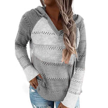 Load image into Gallery viewer, Women's Lightweight and Breathable Knit Hoodie
