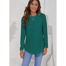 Load image into Gallery viewer, Women's Long Sleeve Crew Neck T-Shirt
