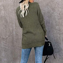 Load image into Gallery viewer, Women's Long Sleeve Knit Cardigan Sweater
