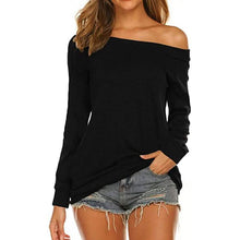Load image into Gallery viewer, Women's Long Sleeve Off Shoulder Top

