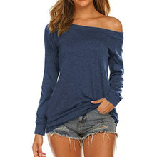 Load image into Gallery viewer, Women's Long Sleeve Off Shoulder Top
