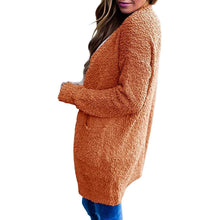 Load image into Gallery viewer, Women's Long-Sleeved Soft Chunky Knitted Sweater

