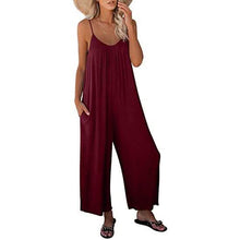 Load image into Gallery viewer, Women's Loose Sleeveless Jumpsuits
