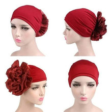 Load image into Gallery viewer, Women's Milk Silk Flower Turban
