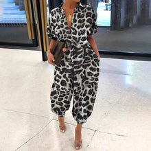 Load image into Gallery viewer, Women's Ordinary Deep V Jumpsuit
