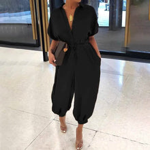 Load image into Gallery viewer, Women's Ordinary Deep V Jumpsuit
