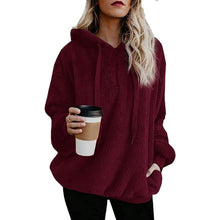 Load image into Gallery viewer, Women's Oversized Fleece Hoodie

