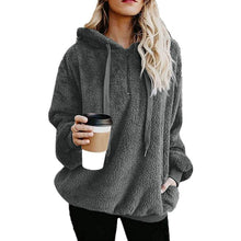 Load image into Gallery viewer, Women's Oversized Fleece Hoodie
