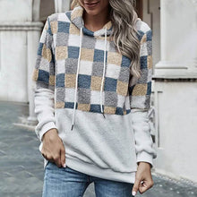 Load image into Gallery viewer, Women's Plaid Casual Daily Sports Other Prints Streetwear Hoodies

