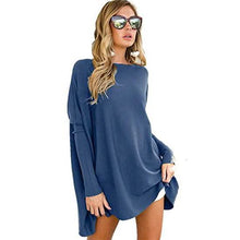 Load image into Gallery viewer, Women's Plain Oversized Loose Fitting Tunic Top
