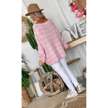 Load image into Gallery viewer, Women's Pullover Jumper Cable Knit Tunic Knitted Print Crew Neck

