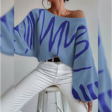 Load image into Gallery viewer, Women's Pullover Sweater Jumper Ribbed Knit Oversized Crew Neck
