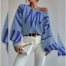 Load image into Gallery viewer, Women's Pullover Sweater Jumper Ribbed Knit Oversized Crew Neck
