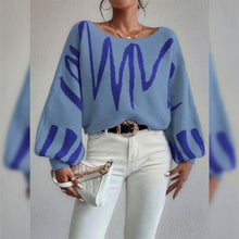 Load image into Gallery viewer, Women's Pullover Sweater Jumper Ribbed Knit Oversized Crew Neck
