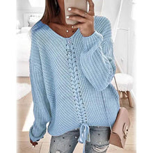 Load image into Gallery viewer, Women's Ribbed Knit Long Sleeve Lightweight Tunic Top
