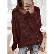 Load image into Gallery viewer, Women's Ribbed Knit Long Sleeve Lightweight Tunic Top
